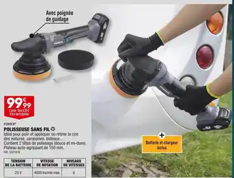 ALDI Ferrex polisseuse sans fil offre