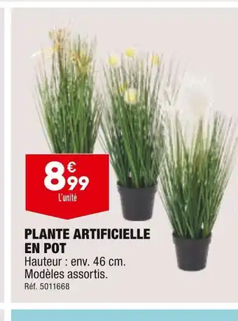 ALDI Plante artificielle en pot offre