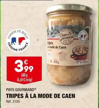 ALDI Pays gourmand tripes à la mode de caen offre
