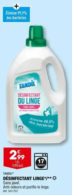 Tandil désinfectant linge*
