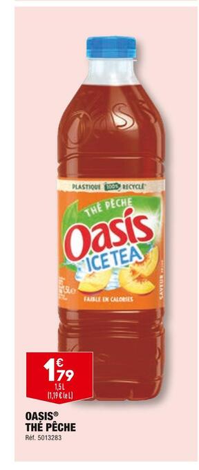 ALDI Oasis thé pêche offre