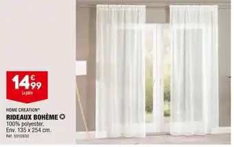 ALDI Home creation rideaux bohème offre