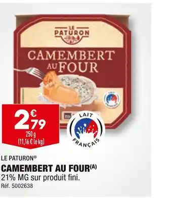 ALDI Le paturon camembert au four offre