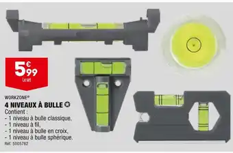 ALDI Workzone 4 niveaux à bulle offre