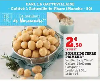 Super U Pomme de terre primeur offre
