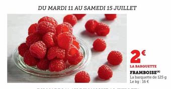 Super U Framboise offre