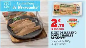 Filet de hareng doux charles delgove