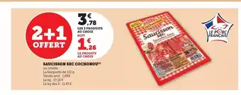U Express Saucisson sec cochonou offre