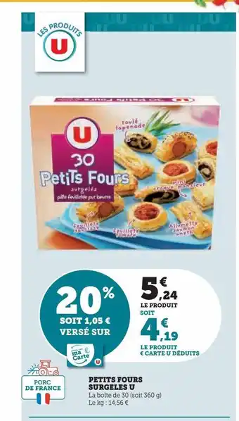 Petits fours  surgeles u