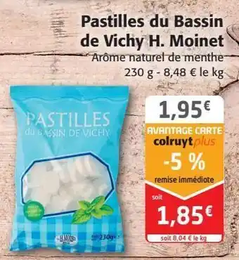Pastilles du bassin de vichy h. moinet