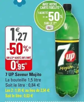 G20 7 Up Saveur Mojito offre