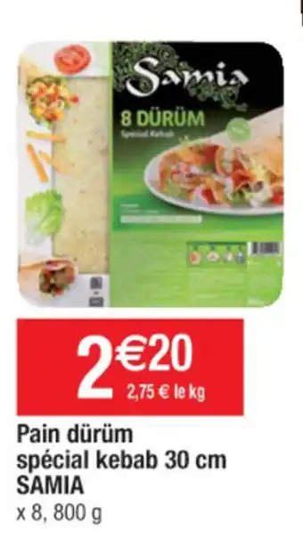Pain Dürüm Spécial Kebab 30cm Samia