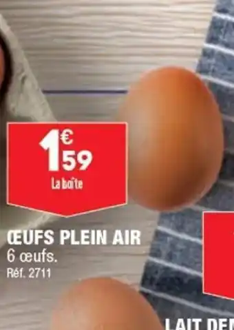 ALDI CEUFS PLEIN AIR offre