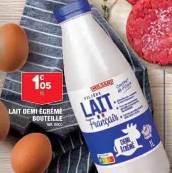 ALDI LAIT DEMI ÉCRÉMÉ BOUTEILLE offre