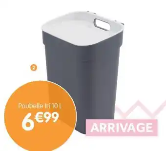 Poubelle tri 10 l