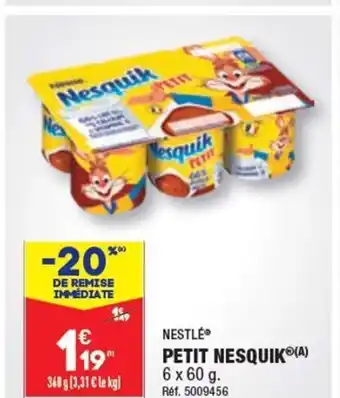 ALDI PETIT NESQUIKⓇ(A) offre