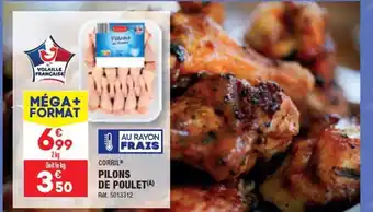 ALDI PILONS DE POULET(A) offre