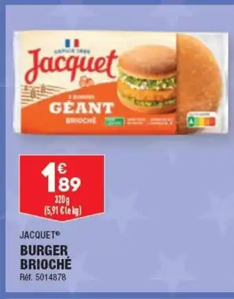 ALDI BURGER BRIOCHÉ Réf. 5014878 offre