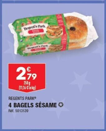 ALDI 4 BAGELS SÉSAME ✪ offre