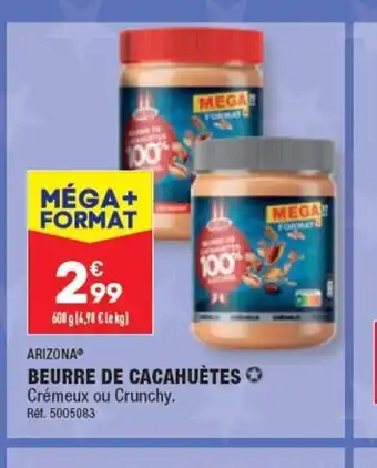 ALDI BEURRE DE CACAHUÈTES Crémeux ou Crunchy. offre