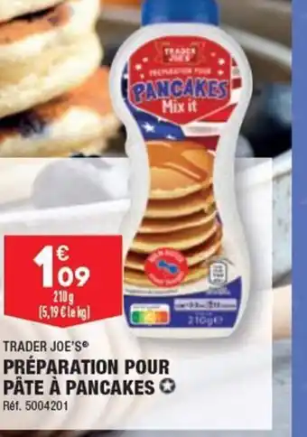 ALDI PRÉPARATION POUR PÂTE À PANCAKES offre