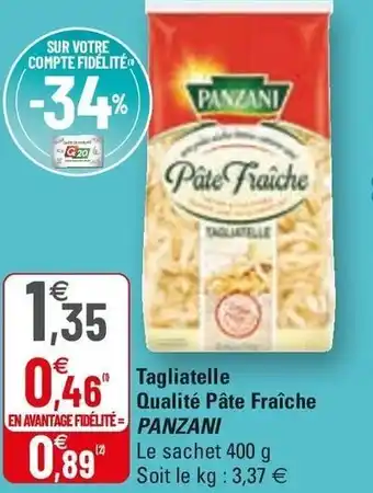 G20 Tagliatelle Qualité Pâte Fraiche offre