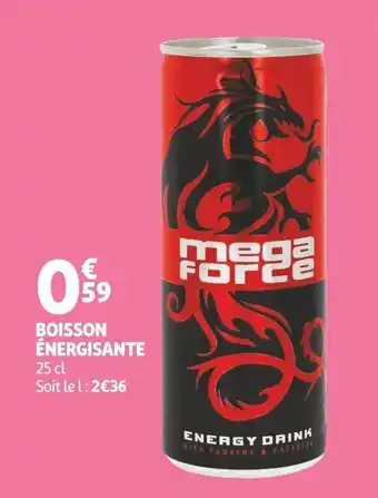 Auchan BOISSON ÉNERGISANTE offre
