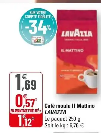 G20 Café Moulu II Mattino offre