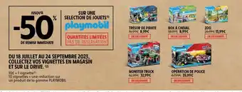 DU 18 JUILLET AU 24 SEPTEMBRE 2023, COLLECTEZ VOS VIGNETTES EN MAGASÍN