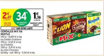 Intermarché Contact CÉRÉALES MIX X6 NESTLÉ offre