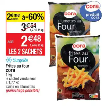 Cora x Carrefour Frites au four offre