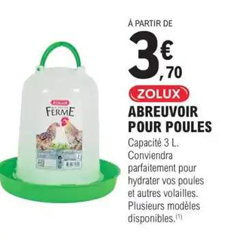 ABREUVOIR POUR POULES