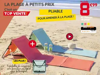 Gifi Dossier de plage offre