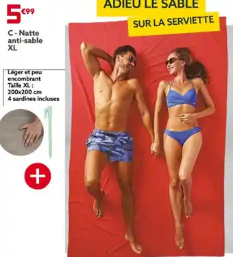 Gifi Natte anti-sable XL offre
