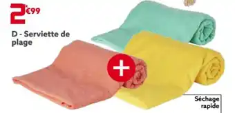 Gifi Serviette de plage offre