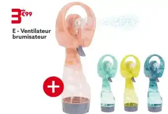 Gifi Ventilateur brumisateur offre