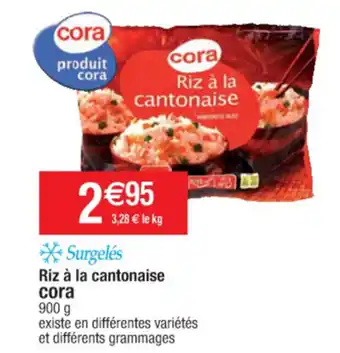 Cora x Carrefour Riz à la cantonaise offre