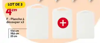 Gifi Planche à découper x3 offre