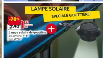 Gifi Lampe solaire de gouttière offre