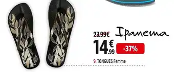 Intersport 9. TONGUES Femme offre