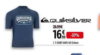 Intersport 1. T-SHIRT ANTI-UV Enfant offre