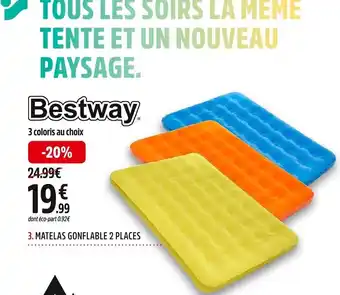 Intersport 3. MATELAS GONFLABLE 2 PLACES offre