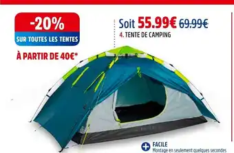 4. TENTE DE CAMPING