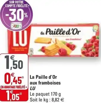 La Paille d'Or Aux Framboises