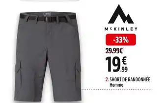 Intersport 2. SHORT DE RANDONNÉE Homme offre