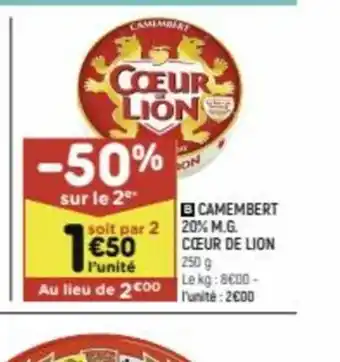 CAMEMBERT CŒUR DE LION