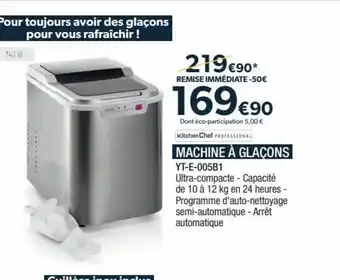 Proxi Confort MACHINE À GLAÇONS offre