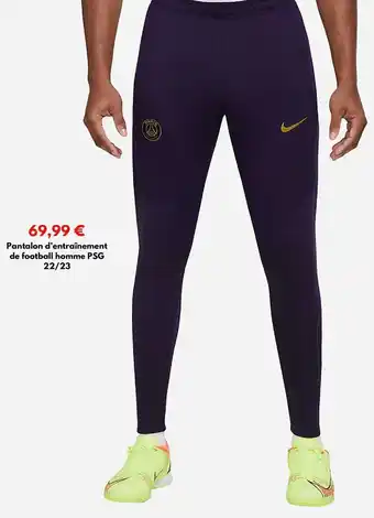 Intersport Pantalon d'entraînement de football homme PSG offre