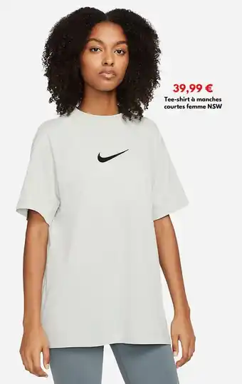 Intersport Tee-shirt à manches courtes femme NSW offre