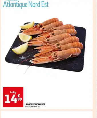 Auchan LANGOUSTINES CRUES offre